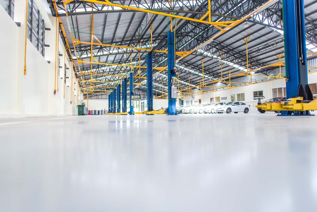 vloercoating garage epoxy